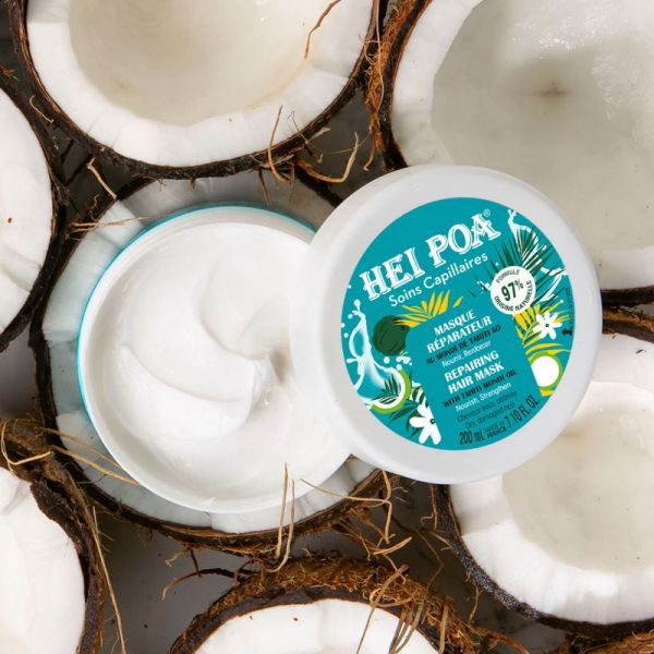 Hei Poa masque réparateur Monoï de Tahiti 200ml