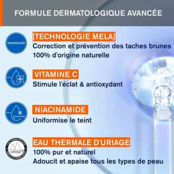 Uriage Dépiderm crème mousse nettoyante éclat 100ml
