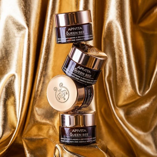 Apivita Queen Bee crème yeux anti-âge revitalisante 15ml