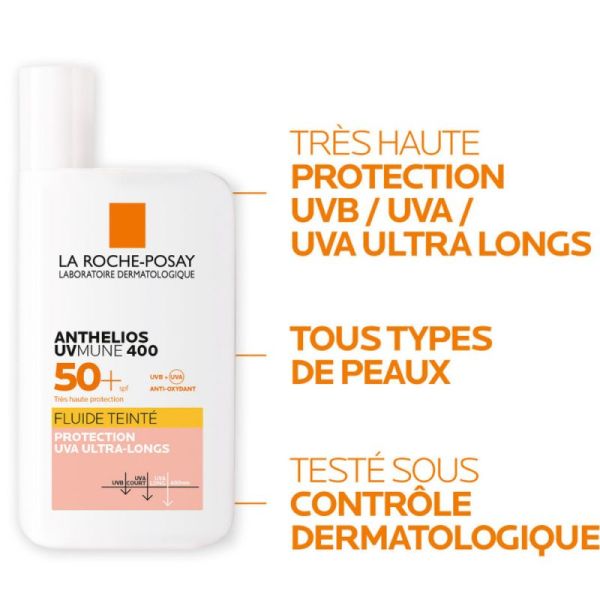 Roche Posay Anthelios UVmune 400 Fluide Teinté SPF50+ 50ml