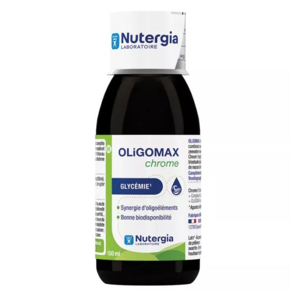Nutergia Oligomax Chrome Glycémie 150 ml