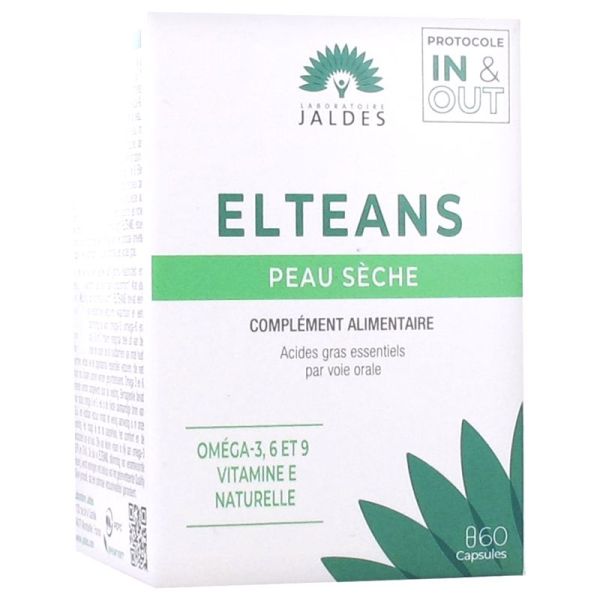 Jaldes Elteans Omega 3,6,9 peau sèche 60 capsules