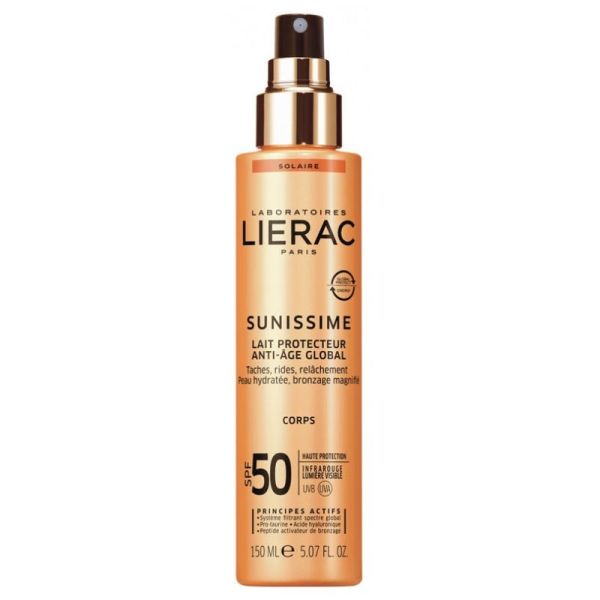 Lierac Sunissime lait protecteur anti-âge SPF50 150ml