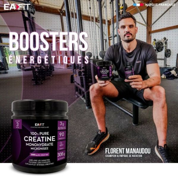 Eafit Pure Créatine construction musculaire poudre 300g