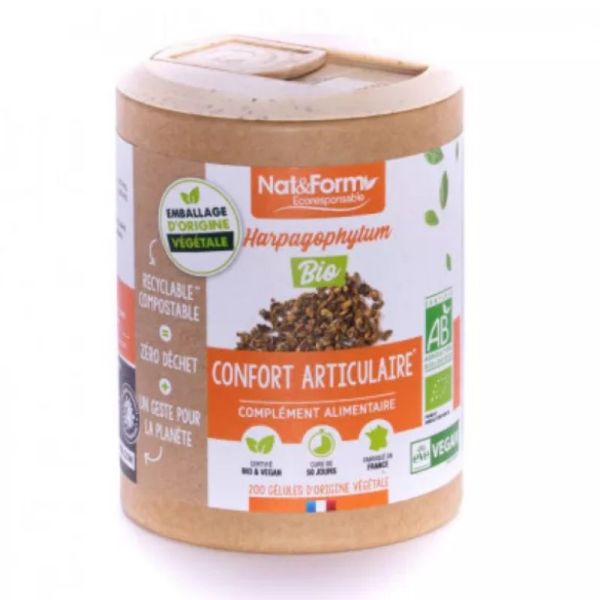 Nat&Form Écoresponsable Harpagophytum Bio 90 gélules