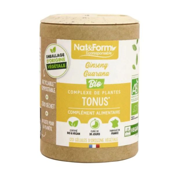 Nat&Form Ecoresponsable Tonus 120 gélules végétales