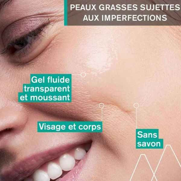 Uriage Hyséac gel nettoyant peaux grasses et/ou à tendance acnéique 150ml