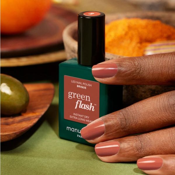 Manucurist Green Flash vernis semi permanent Brique 15ml