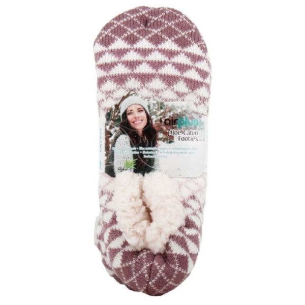 Airplus Aloe Cabin chausson Diamond Mauve pointure 36 au 41 mauve 1 paire