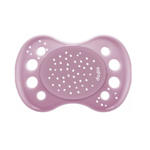 Dodie sucette anatomique silicone 0-6mois fille