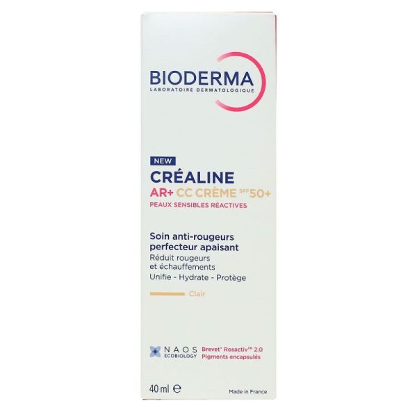 Créaline AR+ CC crème SPF50+ teinte claire 40ml