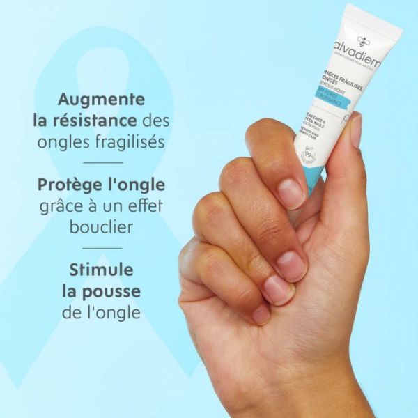 Alvadiem ongles fragilisés, cassés, rongés à la propolis noire 10ml
