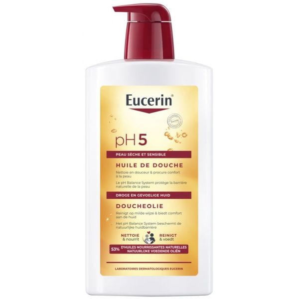 pH5 huile douche peaux sèches 1000 ml