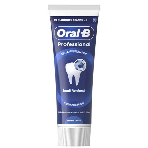 Oral-B Professional dentifrice émail renforcé menthe douce 75ml