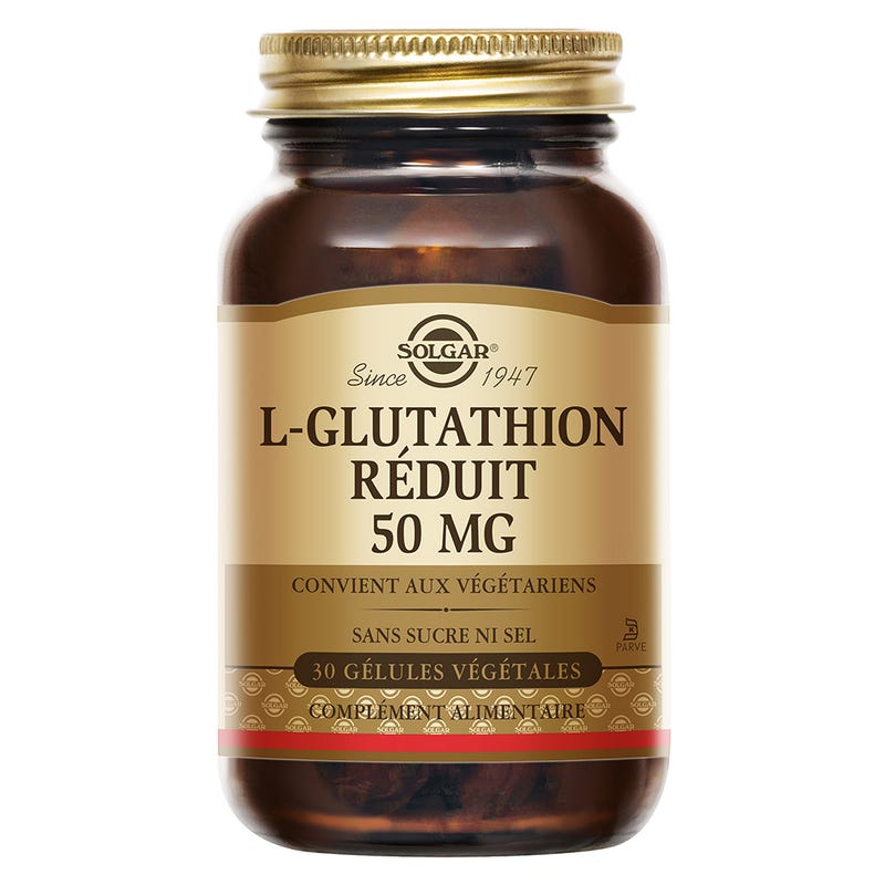 Solgar L-Glutathion réduit 50mg 50 gélules